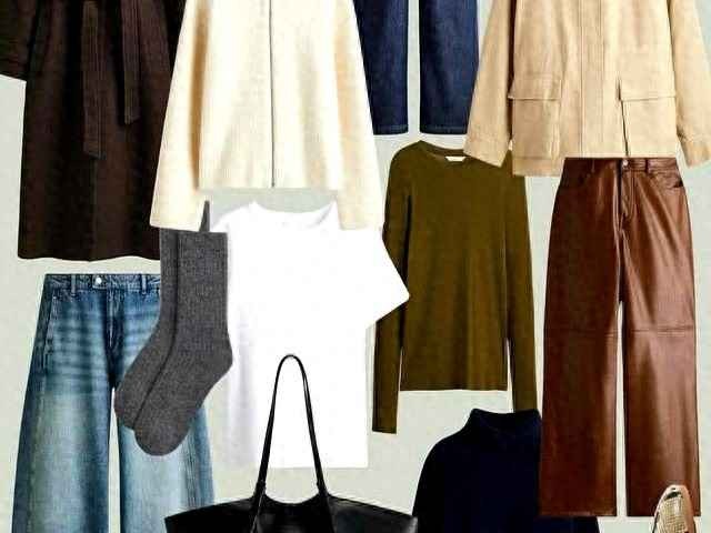秋冬穿搭秘籍：9件基础款搞定一周造型，每天不重样轻松变时尚