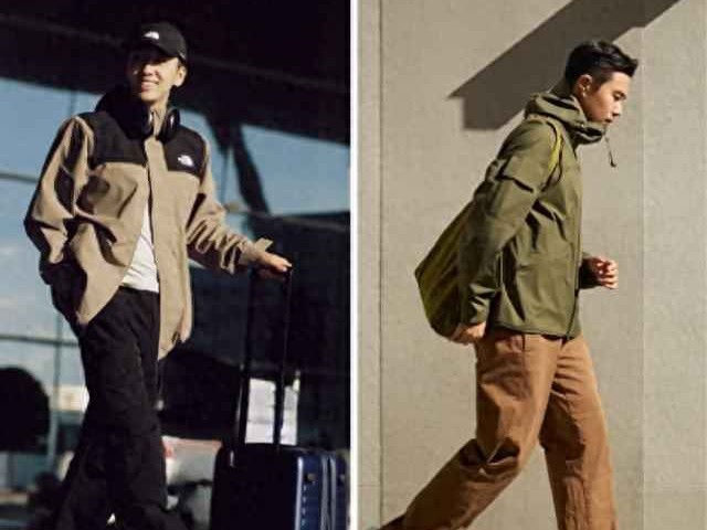 50岁男士穿衣搭配 这才是30~50岁男人最帅的打扮：冲锋衣+直筒裤！利落显瘦又年轻